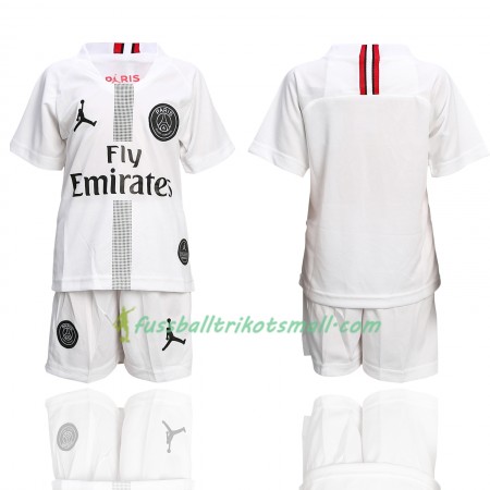 Fußballtrikots Paris Saint Germain Jodan Weiß Kinder 2018-2019 Kurzarm Ausweichtrikot kaufen